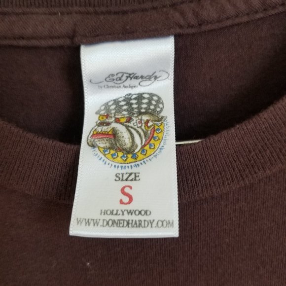 Ed Hardy Christian Audigier. Rare Vintage collectible t-shirt . With cry… - Picture 5 of 11